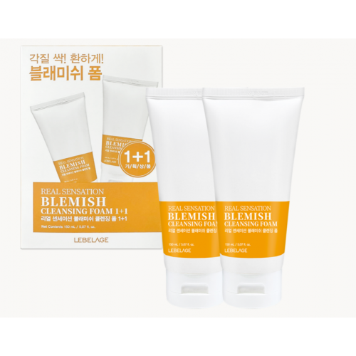 르베라쥬 리얼 센세이션 블래미쉬 클렌징 폼 1+1 150ml