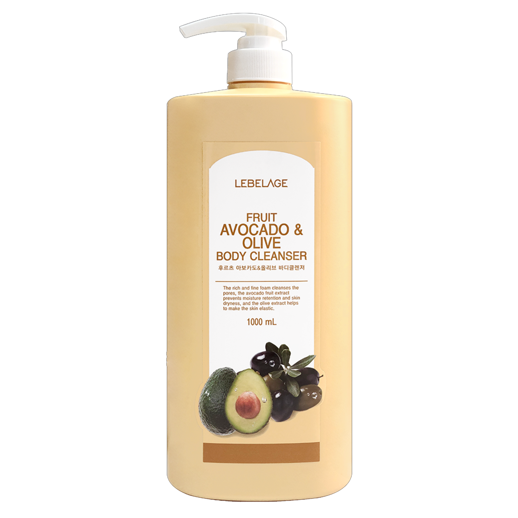 르베라쥬 후르츠 아보카도&올리브 바디 클렌저 1000ml